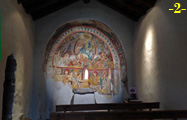 SANT MIQUEL D'ENGOLASTERS. INTERIOR.