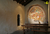 SANT MIQUEL D'ENGOLASTERS. INTERIOR.