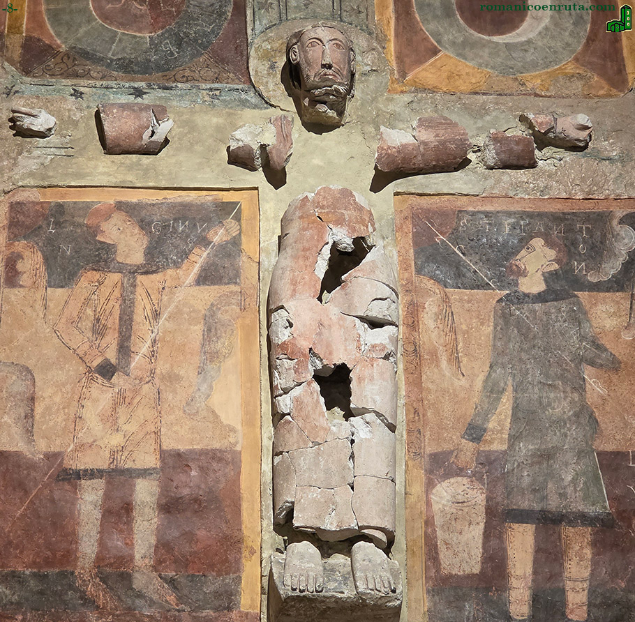 CRISTO EN MAJESTAD. ROSTRO DE PERFIL.