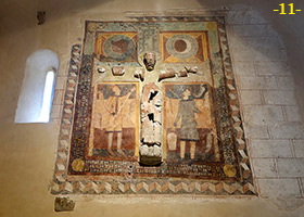 CRISTO EN MAJESTAD y PINTURAS MURALES.