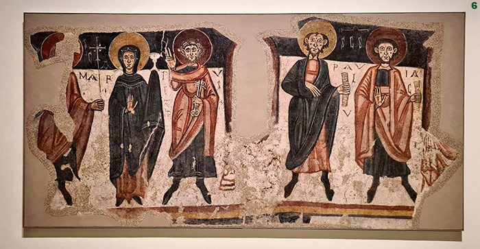 PINTURAS MURALES DE SANT ROM&Agrave; DE LES BONS.