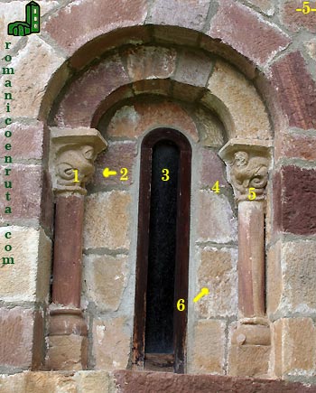 VENTANA DEL ÁBSIDE.