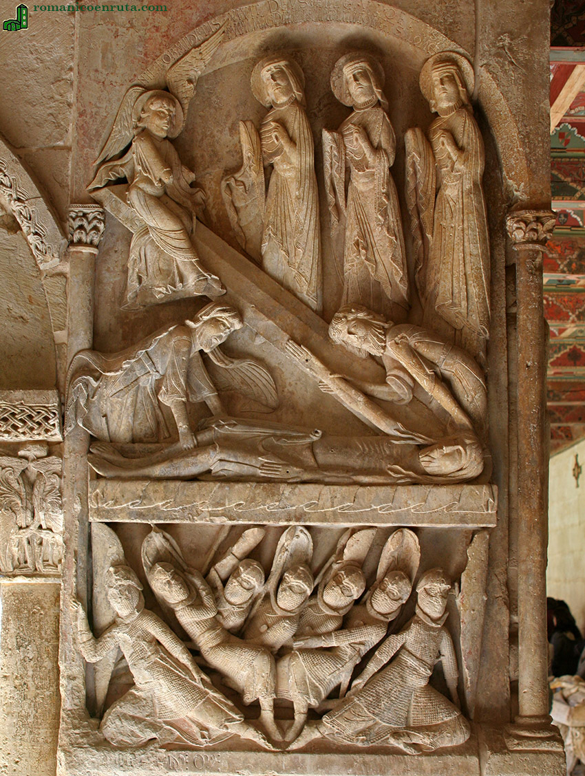 SANTO DOMINGO DE SILOS. RELIEVE DEL ENTIERRO.